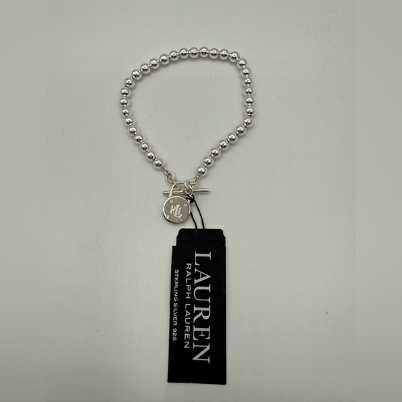 Lauren Ralph Lauren Sterling Silver Logo Bracelet Sterling Silver 925 - Picture 2 of 13